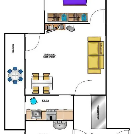 아파트 Ferienwohnung Strandinsel